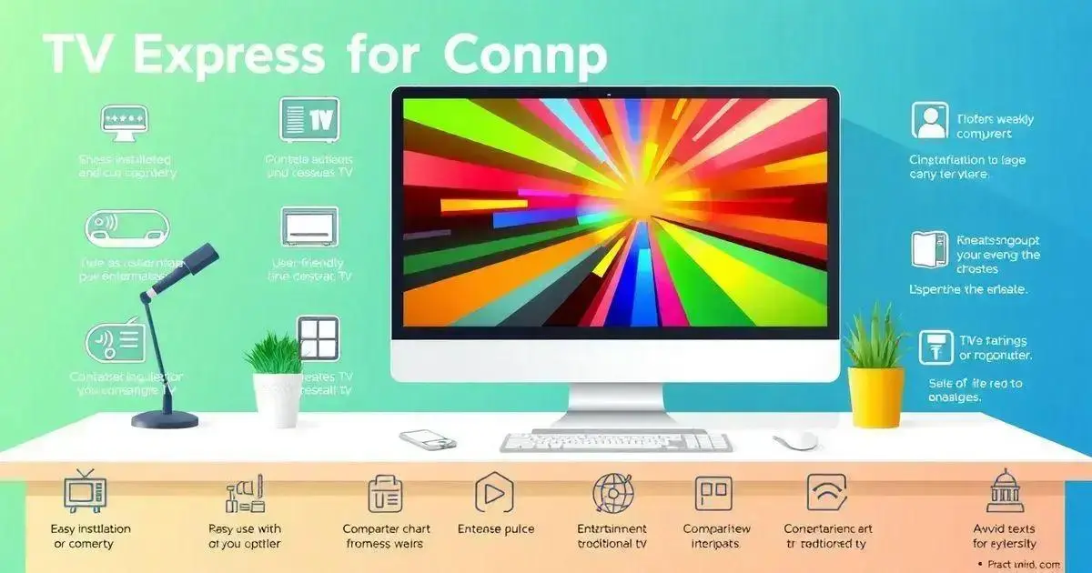 Principais recursos do TV Express para Computador
